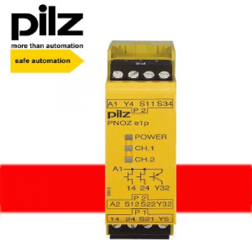 رله PILZ مدل PNOZ E1P 24VDC 2SO کد 774130